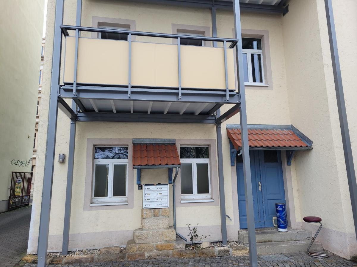 Ferienwohnung Oder Studio Dresden-Neustadt Inkl Parkplatz Mit Balkon Oder Terrasse מראה חיצוני תמונה